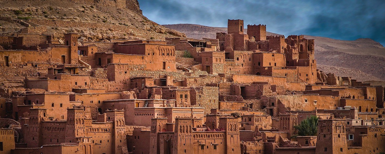 Earthen buildings of Aït Benhaddou, Morocco
