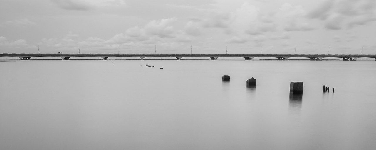 Bridge across Lagos Lagoon in Lagos, Nigeria