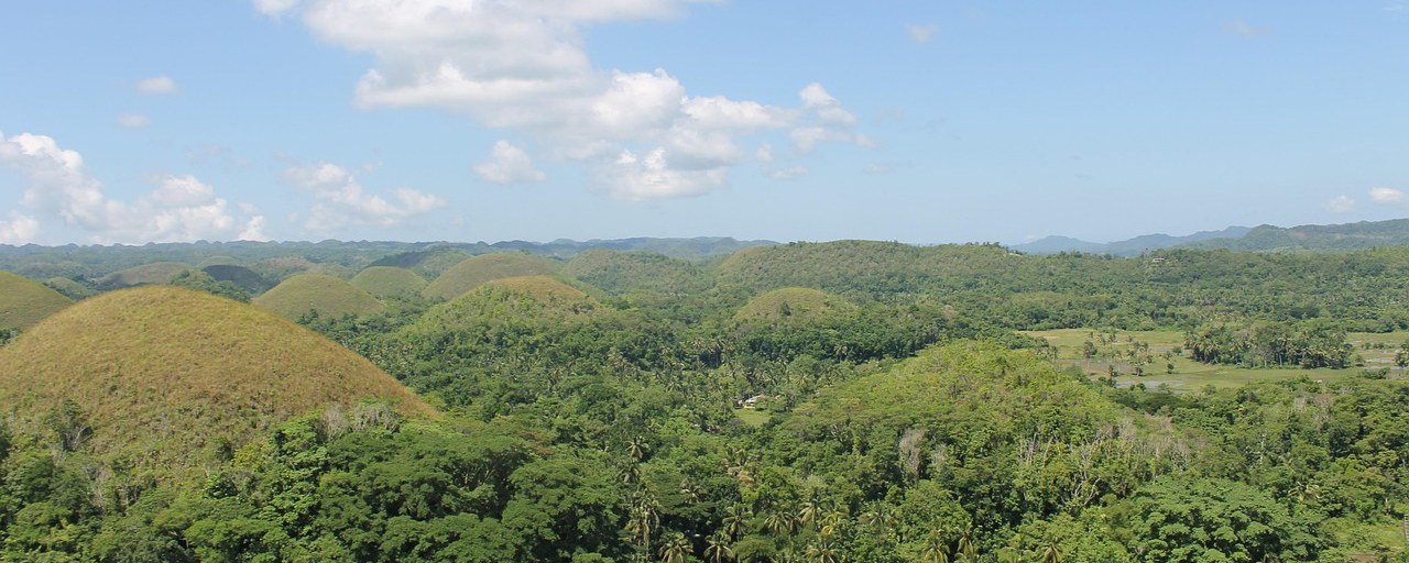 Chocolate Hills in Bohol, Philippines
